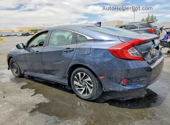 2HGFC2F76JH572982 2018 HONDA CIVIC Синий Задняя левая четверть