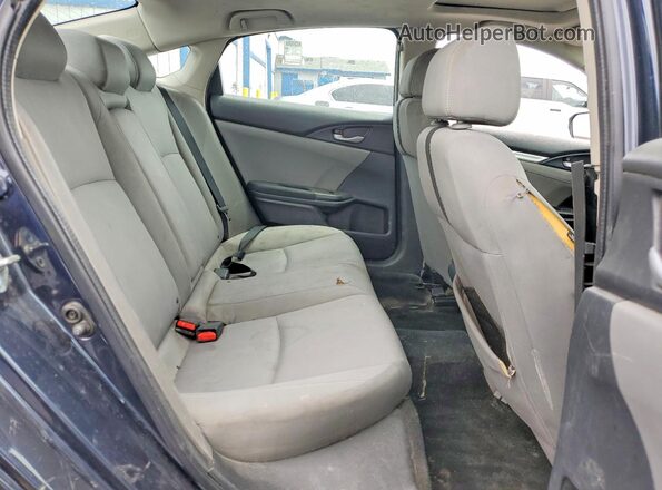 2HGFC2F76JH572982 2018 HONDA CIVIC Синий Вид задних сидений