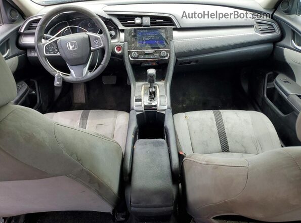 2HGFC2F76JH572982 2018 HONDA CIVIC Синий Вид панели приборов