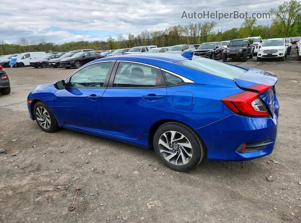 2HGFC2F76JH577311 2018 HONDA CIVIC Blue Tył lewy