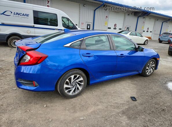 2HGFC2F76JH577311 2018 HONDA CIVIC Blue Tył prawy