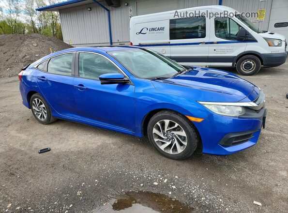 2HGFC2F76JH577311 2018 HONDA CIVIC Blue Przód prawy