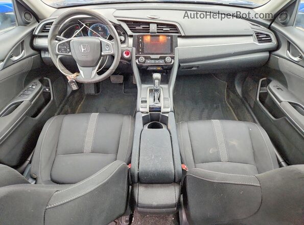 2HGFC2F76JH577311 2018 HONDA CIVIC Blue Widok deski rozdzielczej