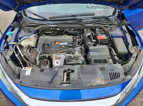 2HGFC2F76JH577311 2018 HONDA CIVIC Blue Widok wnętrza z tyłu