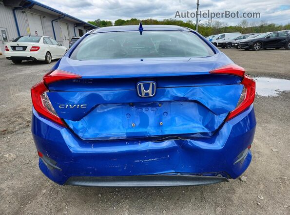 2HGFC2F76JH577311 2018 HONDA CIVIC Blue Widok z tyłu