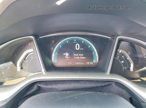 2HGFC2F77GH513996 2016 HONDA CIVIC Black Vista del cuadro de instrumentos