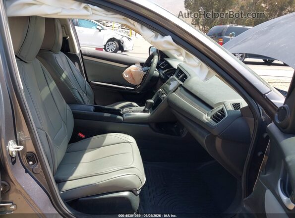 2HGFC2F77GH545749 2016 HONDA CIVIC Gray Սալոնի դիմացի տեսք