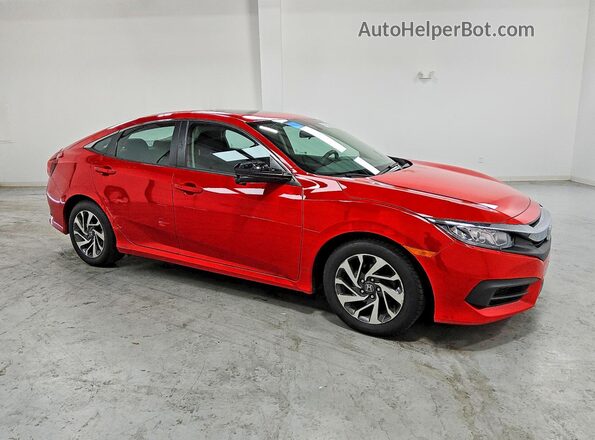 2HGFC2F77GH563507 2016 HONDA CIVIC Red 