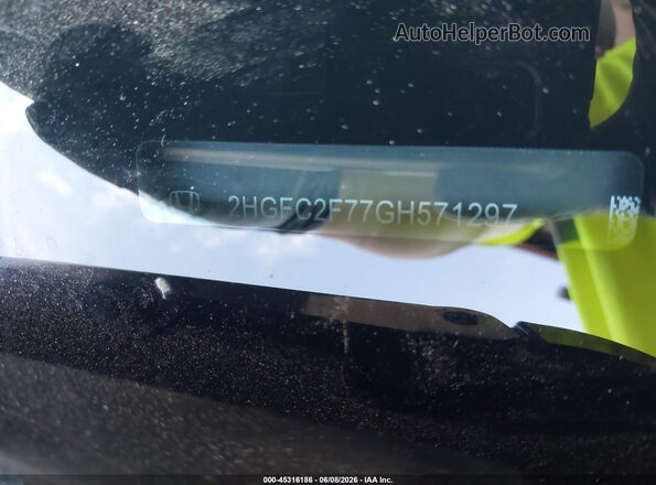 2HGFC2F77GH571297 2016 HONDA CIVIC Silver 