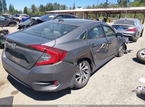 2HGFC2F77JH500849 2018 HONDA CIVIC Серый Задняя правая четверть