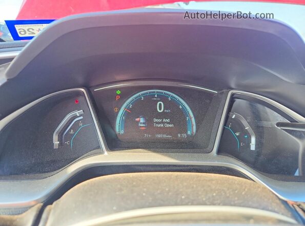 2HGFC2F77JH506778 2018 HONDA CIVIC Red 