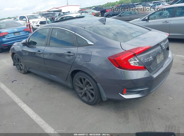 2HGFC2F77JH545791 2018 HONDA CIVIC Gray Հետևի ձախ