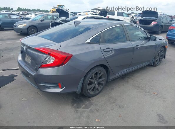 2HGFC2F77JH545791 2018 HONDA CIVIC Gray Հետևի աջ
