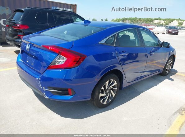 2HGFC2F77JH603981 2018 HONDA CIVIC Blue Հետևի աջ