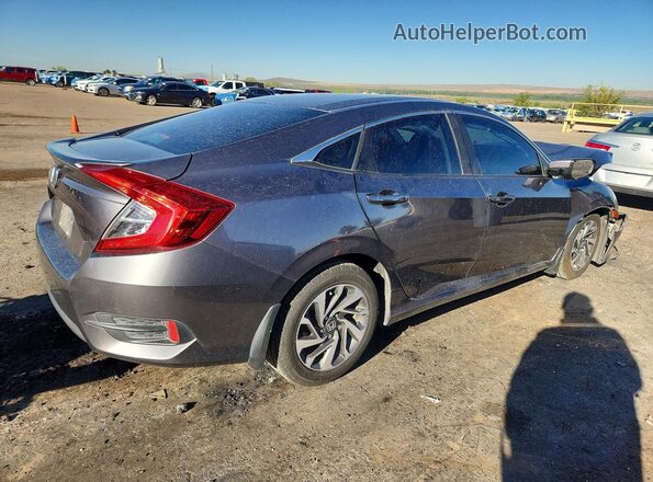 2HGFC2F78GH504305 2016 HONDA CIVIC Charcoal Задня права чверть