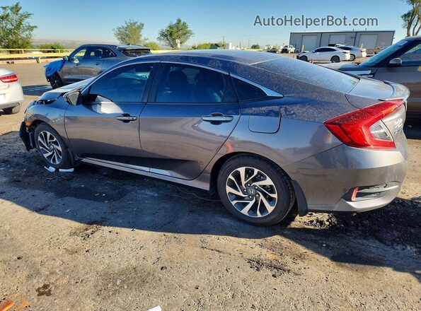 2HGFC2F78GH504305 2016 HONDA CIVIC Charcoal Задня ліва чверть
