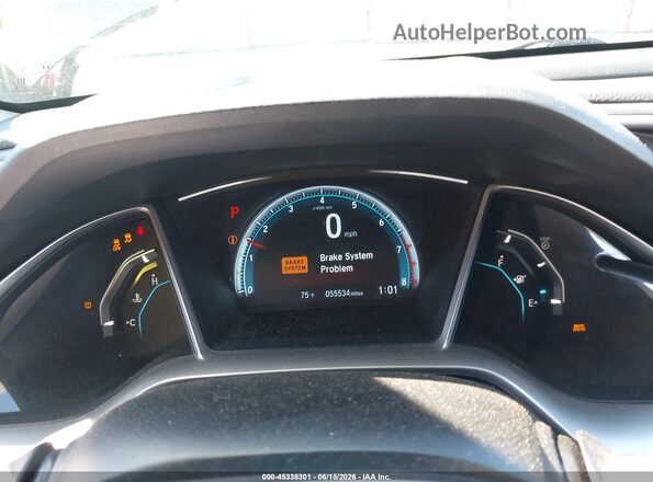 2HGFC2F78GH571597 2016 HONDA CIVIC Black Հետևի նստատեղերի տեսք