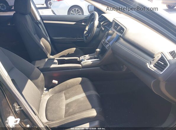 2HGFC2F78HH576039 2017 HONDA CIVIC Черный Вид салона спереди