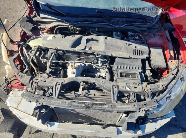 2HGFC2F78JH538509 2018 HONDA CIVIC Red უკანა სალონის ხედი