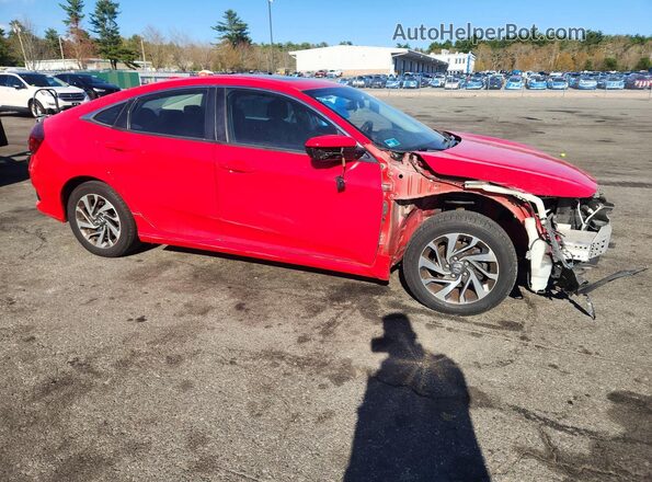 2HGFC2F78JH538509 2018 HONDA CIVIC Red წინა მარჯვენა