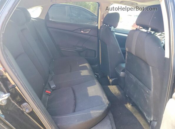 2HGFC2F78LH014554 2020 HONDA CIVIC Black Vista de los asientos traseros