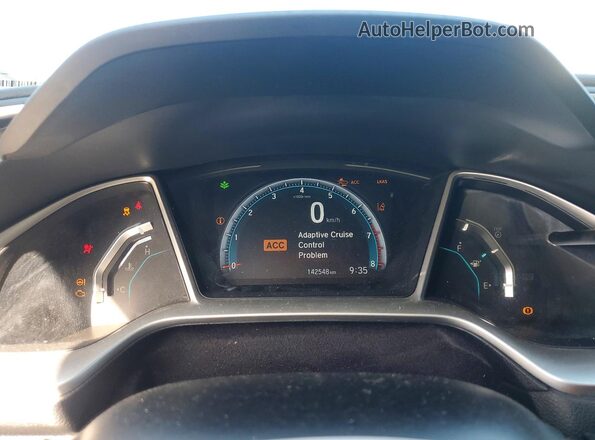 2HGFC2F78LH014554 2020 HONDA CIVIC Black Vista del cuadro de instrumentos
