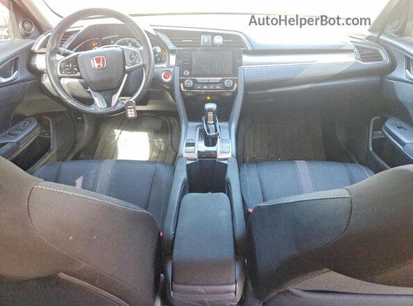 2HGFC2F78LH020712 2020 HONDA CIVIC Black Widok deski rozdzielczej