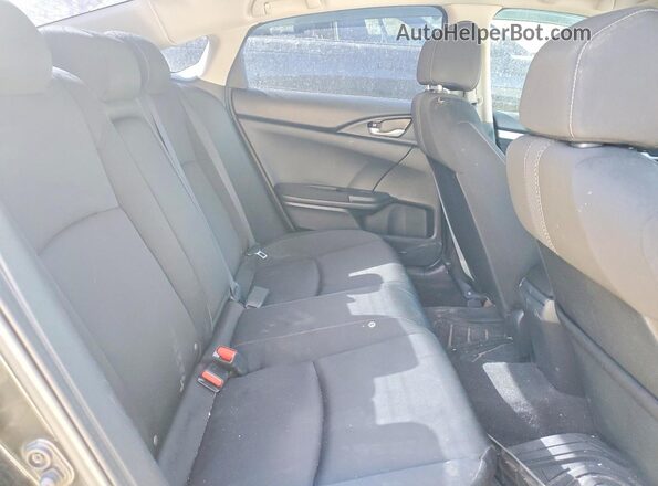 2HGFC2F78LH020712 2020 HONDA CIVIC Black Widok tylnych siedzeń
