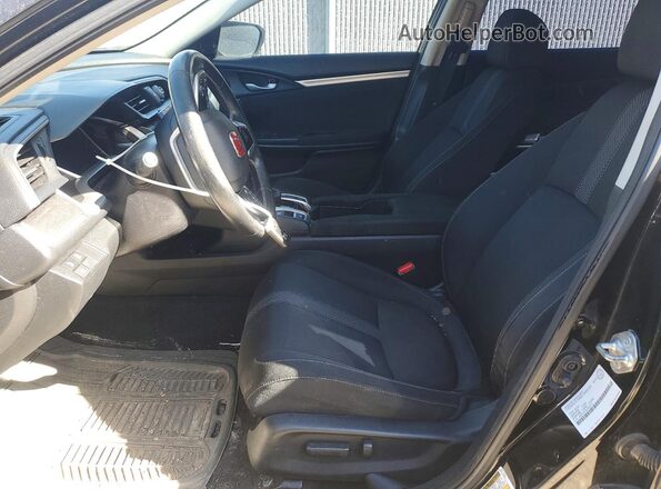 2HGFC2F78LH020712 2020 HONDA CIVIC Black Widok wnętrza z przodu
