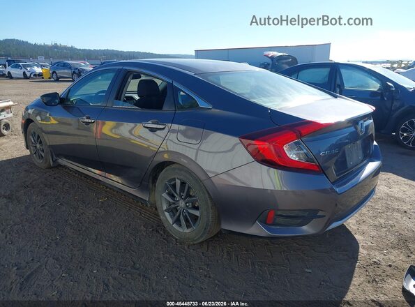 2HGFC2F78MH007959 2021 HONDA CIVIC Серый Задняя левая четверть