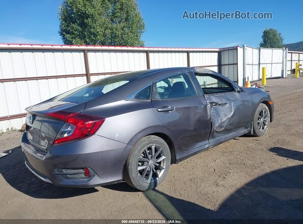 2HGFC2F78MH007959 2021 HONDA CIVIC Серый Задняя правая четверть