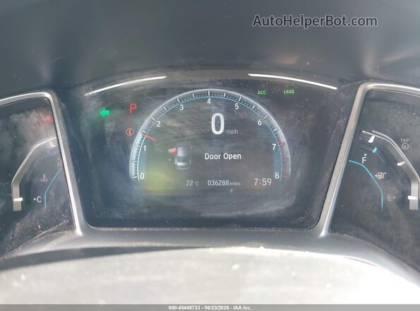 2HGFC2F78MH007959 2021 HONDA CIVIC Серый Вид задних сидений