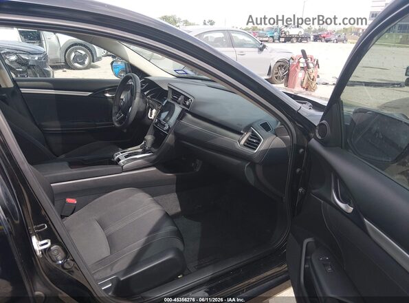 2HGFC2F79JH503946 2018 HONDA CIVIC Black Вид салону спереду