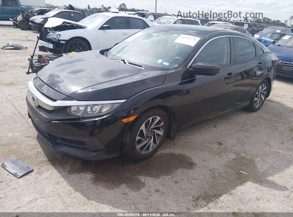 2HGFC2F79JH503946 2018 HONDA CIVIC Black Передня ліва чверть