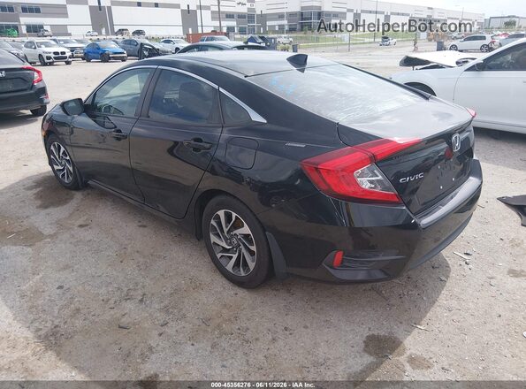 2HGFC2F79JH503946 2018 HONDA CIVIC Black Задня ліва чверть