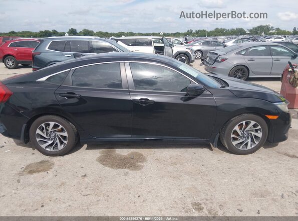 2HGFC2F79JH503946 2018 HONDA CIVIC Black Вид задньої частини салону