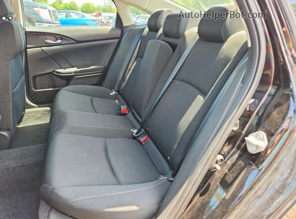 2HGFC2F79JH514543 2018 HONDA CIVIC Black Widok tylnych siedzeń