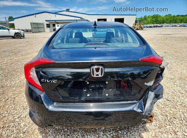 2HGFC2F79JH514543 2018 HONDA CIVIC Black Widok z tyłu