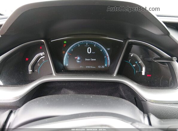2HGFC2F79JH571549 2018 HONDA CIVIC Gray Widok tylnych siedzeń