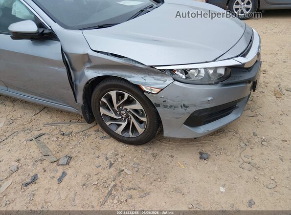 2HGFC2F79JH571549 2018 HONDA CIVIC Gray Widok z przodu