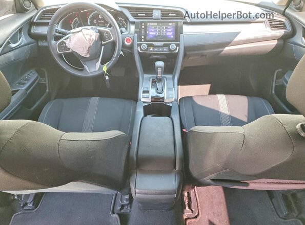 2HGFC2F79JH574290 2018 HONDA CIVIC White Vista del salpicadero
