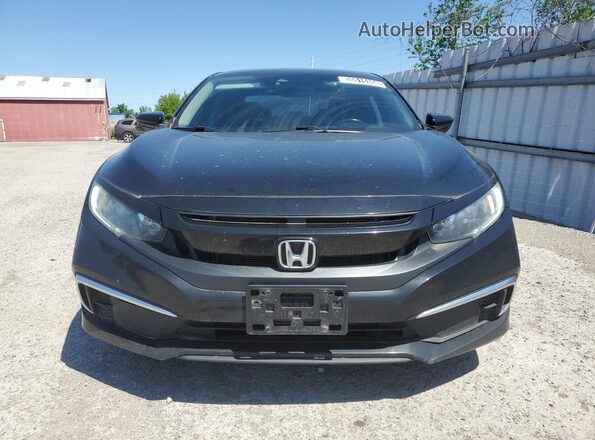 2HGFC2F79LH014028 2020 HONDA CIVIC Black Vista de la etiqueta del VIN