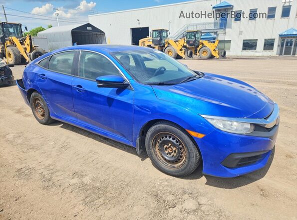 2HGFC2F7XGH034911 2016 HONDA CIVIC Blue Front right