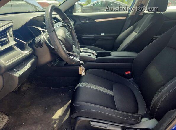 2HGFC2F7XGH034911 2016 HONDA CIVIC Blue Front interior view