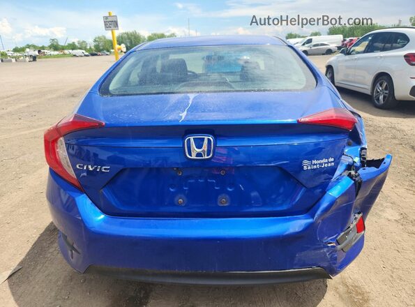 2HGFC2F7XGH034911 2016 HONDA CIVIC Blue Rear view