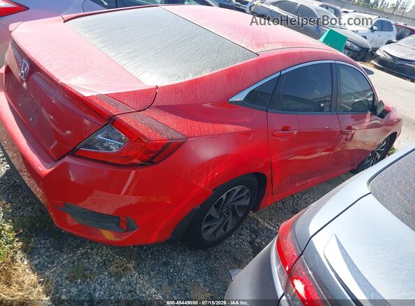 2HGFC2F7XGH547351 2016 HONDA CIVIC Красный Задняя правая четверть
