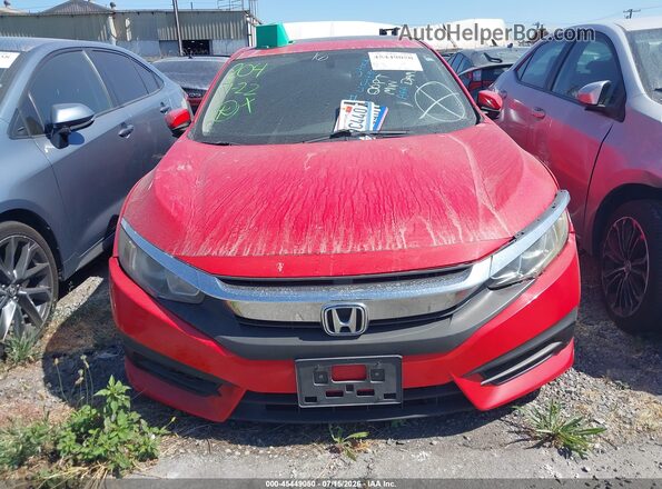 2HGFC2F7XGH547351 2016 HONDA CIVIC Красный Вид задней части салона