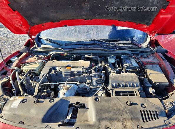 2HGFC2F7XGH556650 2016 HONDA CIVIC Red Vista interior trasera