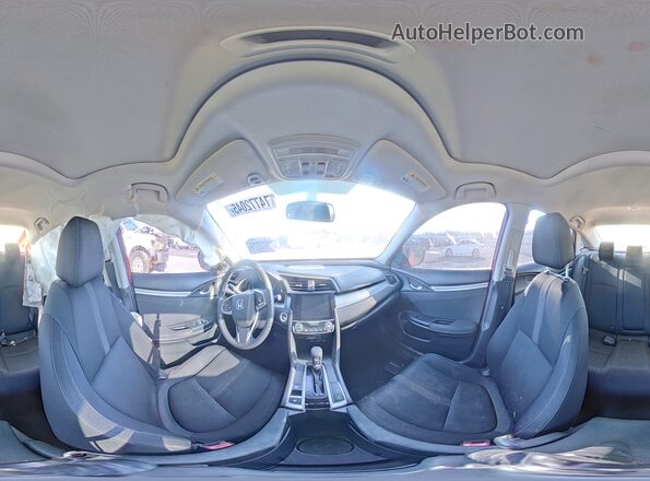 2HGFC2F7XGH556650 2016 HONDA CIVIC Red Vista de la etiqueta del VIN