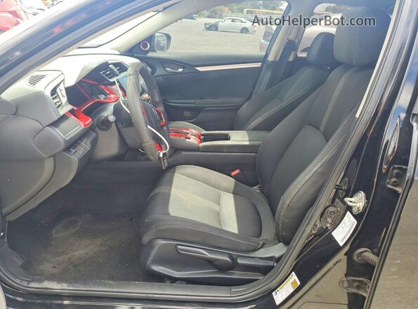 2HGFC2F7XGH571651 2016 HONDA CIVIC Black Вид салону спереду